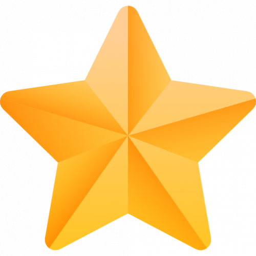 favourites star 3d icon transparent icon